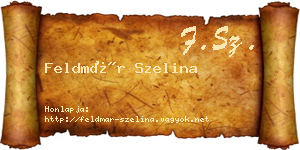 Feldmár Szelina névjegykártya